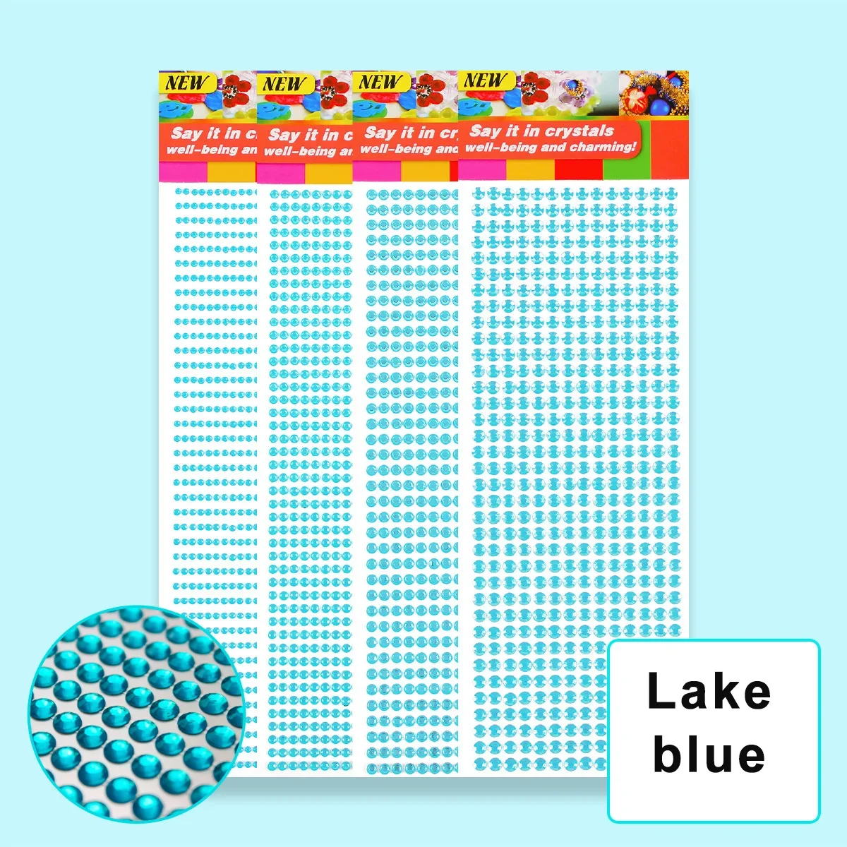 Bling Acrylic Rhinestone Sticker Sheet – Gem Diamond Self-Adhesive Embellishments for DIY Crafts & Wedding Décor