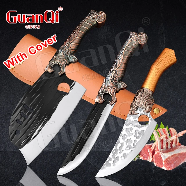 Chinese Slaughter Knife Universal Home Kitchen Tool Dragon