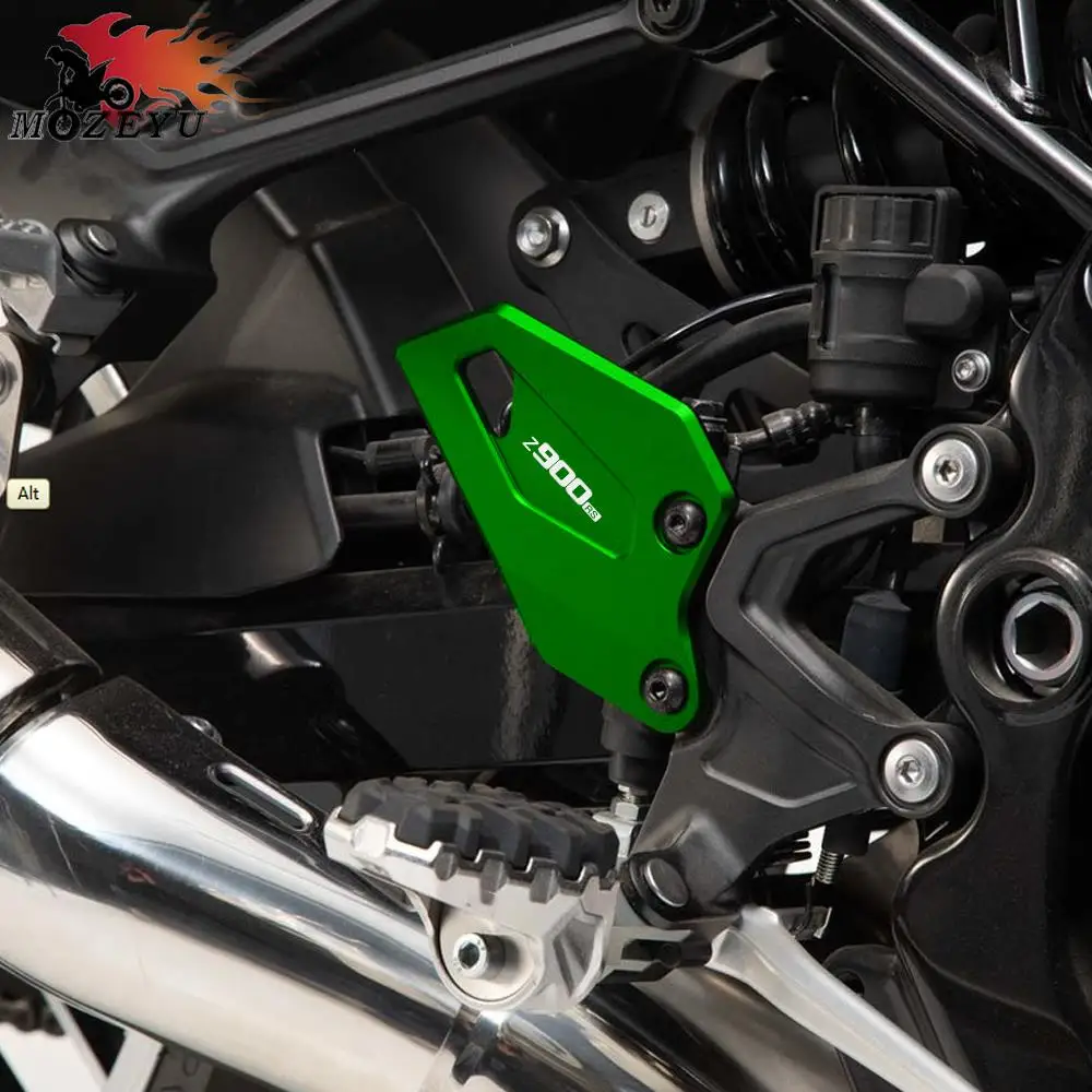

For KAWASAKI Z900RS Z900 Z 900 RS Rear Foot Peg Footrest Rear Set Heel Plates Guard Protector 2017 2018 2019 2020 2021 2022 2023