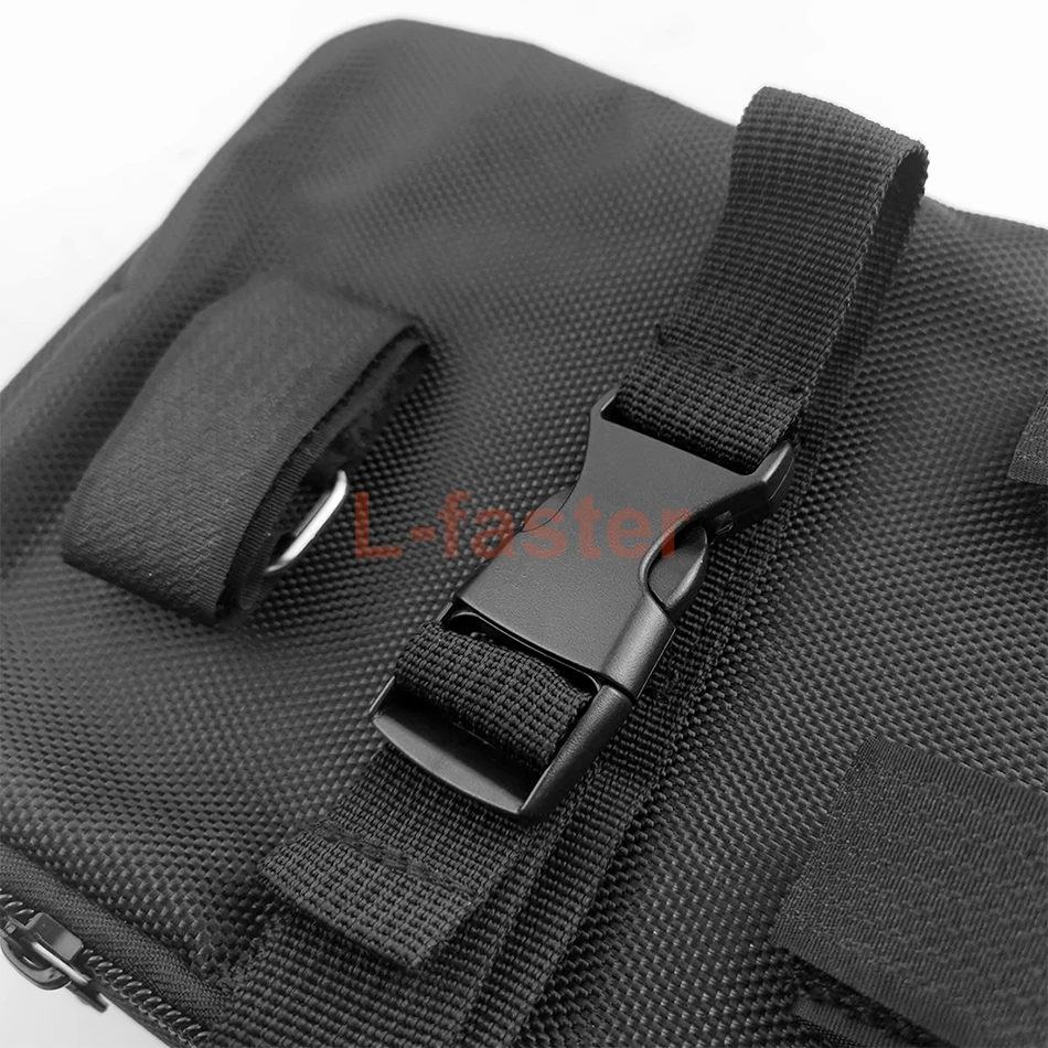 L-faster rainproof nylon ebike battery and controller bag mounted on handlebars