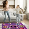 Electronic Dance Pad with LED Lights Family Music Game Mat Wireless BT Dancing Pad for Kids and Adults for Exercise & Games