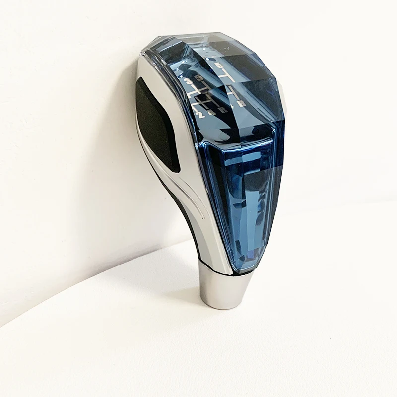 유니버설 크리스탈 LED 기어 변속 노브, 수동/자동 변속기용 다채로운 조명 포함, 8mm 10mm 12mm 대부분의 차량 호환 가능