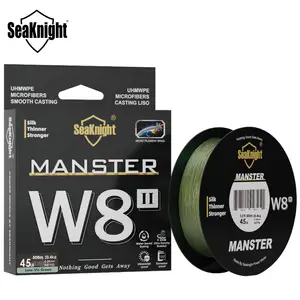 SeaKnight Brand W8 II Series Fishing Line 8 Strands 500m 300m Strong Braided  Line Smooth Multifilament PE Line Seawater fishing