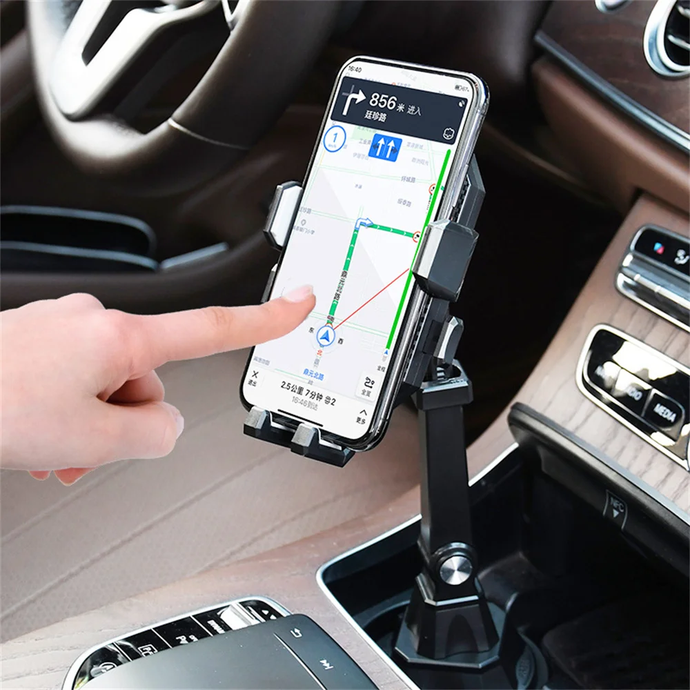 Cup Holder Phone Mount Adjustable Height Cup Cell Phone Holder for Car Truck with Quick Swivel for iPhone 14 Pro Max All Phones