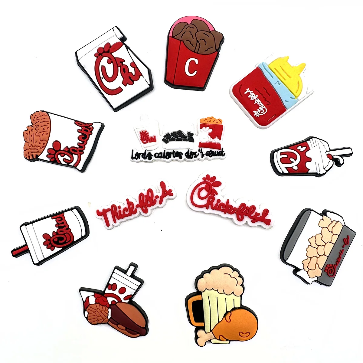 Рисунок 4 - украшения для обуви из ПВХ