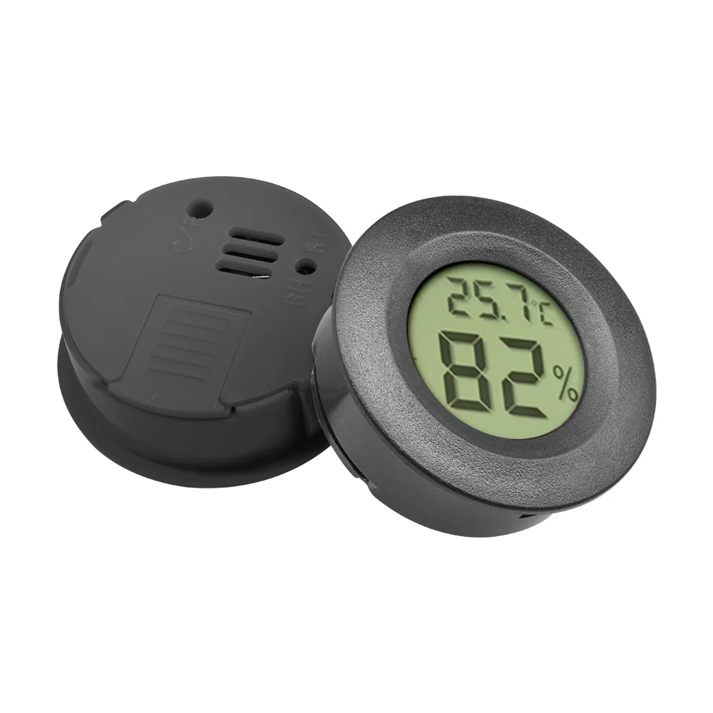 Mini Round LCD Digital Thermometer Hygrometer and Humidity Sensor
