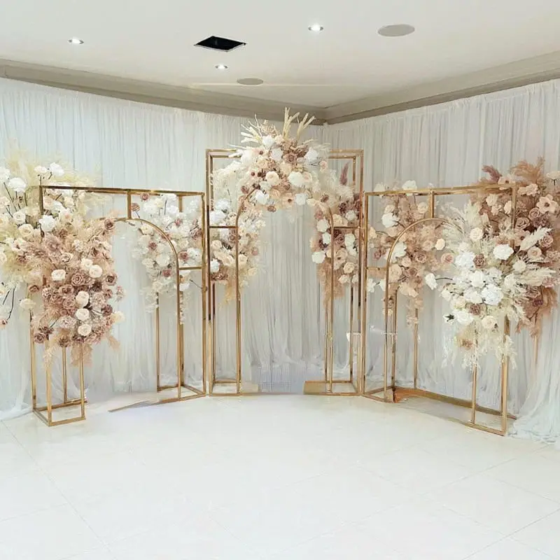 3pcs Shop Mall Celebration Wedding Reception Welcome Backdrop Frame Home  Screen Partition Flower Arch Wall Background Decoration - Party & Holiday  Diy Decorations - AliExpress