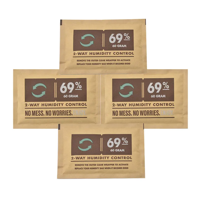 

69% 62% 65% 72% 75% 84% 8g 60g Cigar Moisturizing Pack Humidity Control Pack Per Pack 69%Humidity Sealed Constant Humidity Pack