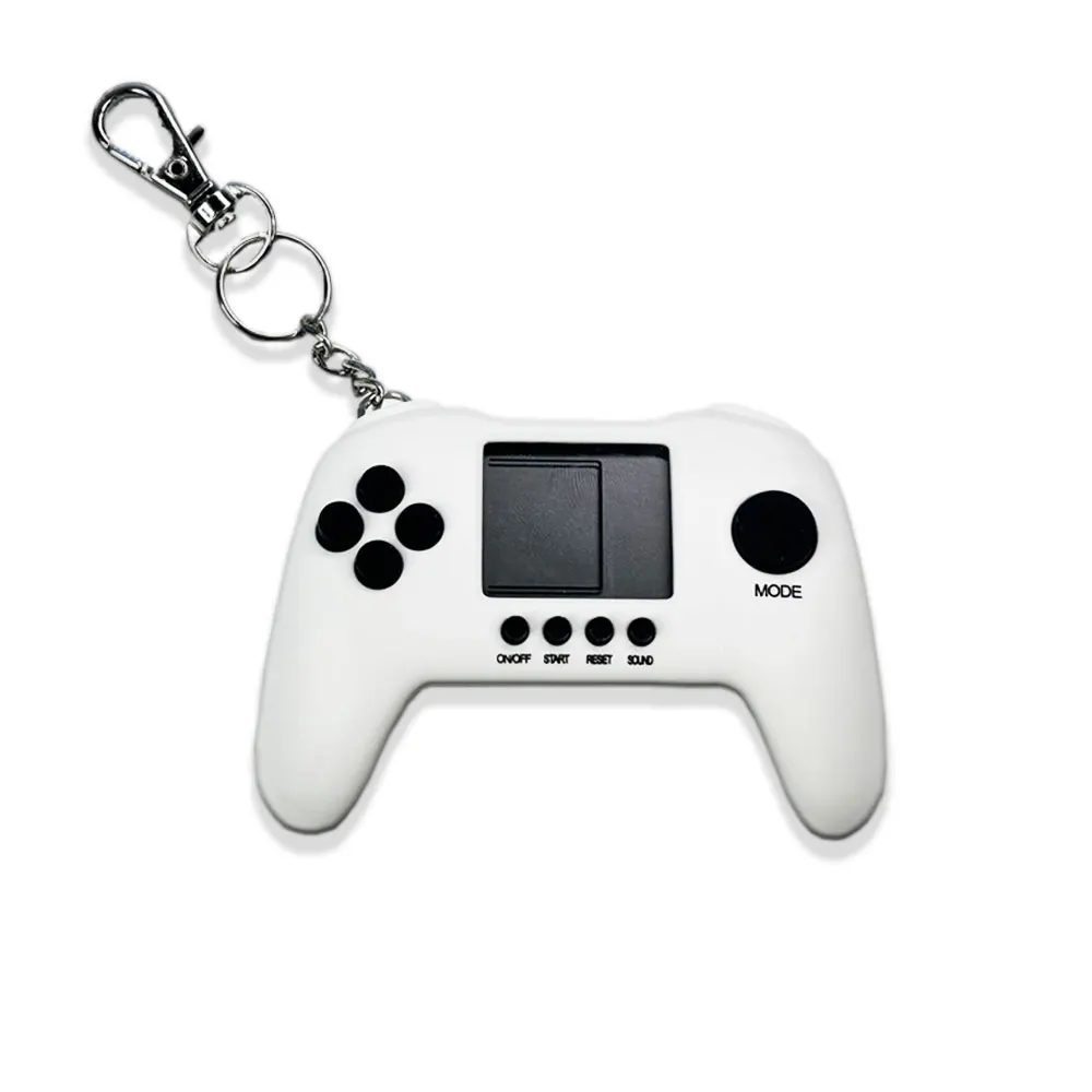 GAMINJA GC61 Mini Handheld Game Players Machine Pocket Game Console Built in Retro Games Use for Key Chain Ring Holder