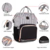 LEQUEEN Waterproof Diaper Backpack Bag Maternity USB Nursing Bag Universal Large Woman Travel Baby Organizer Stroller Bags 4