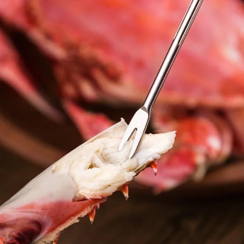 Edelstahl Meeresfrüchte-Werkzeugsatz - Nussknacker & Fischgabeln Für Krabben, Hummer & Garnelen