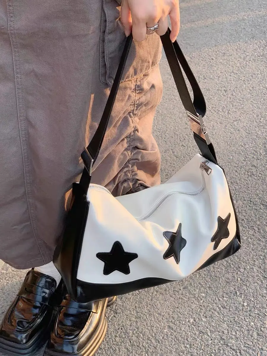 

2023 New Y2K Sweet Cool Star Underarm Bag High Capacity Handbag Crossbody Bag Handbag