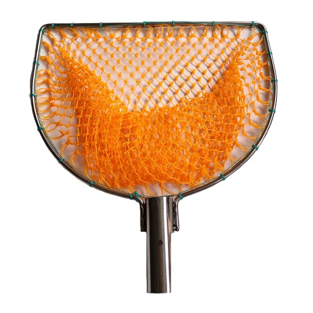 Landing Net for Fihsing Replace Head Flat Solid Stainless Steel Ring Light Depth Strong Nylon Net Fishing Accessory 25cm-40cm Landing Net for Fihsing Replace Head Flat Solid Stainless Steel Ring Light Depth Strong Nylon Net Fishing Accessory 25cm-40cm