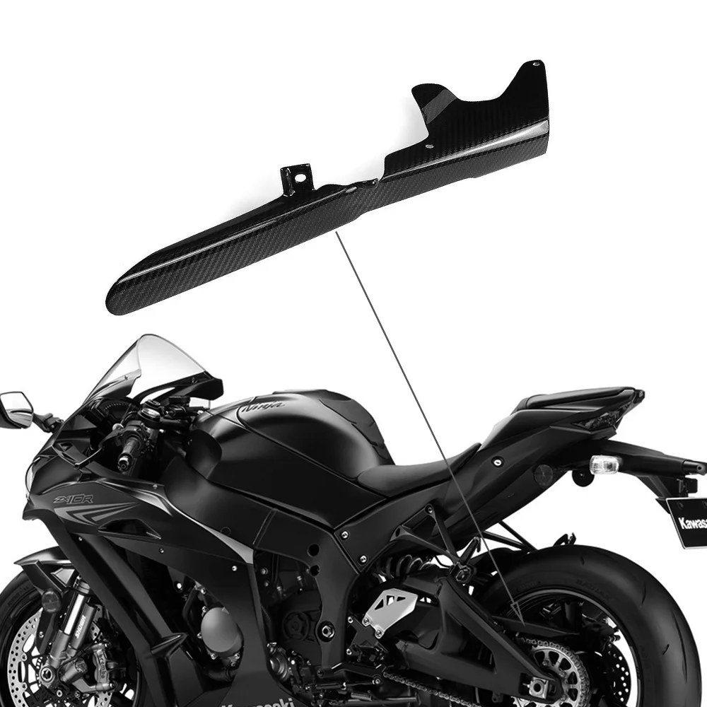 Dry Carbon Fiber Parts Full Carbon Fiber Chain Guard For Kawasaki