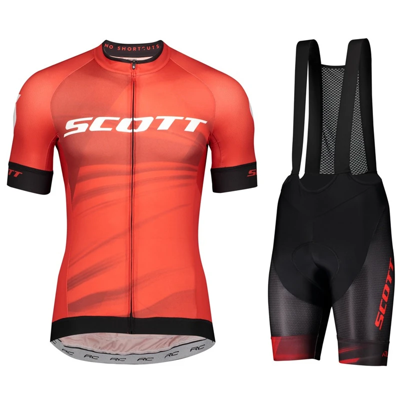 Cycling Clothes 2023 Jersey Men Set Cycle Spring Summer SCOTT Bib