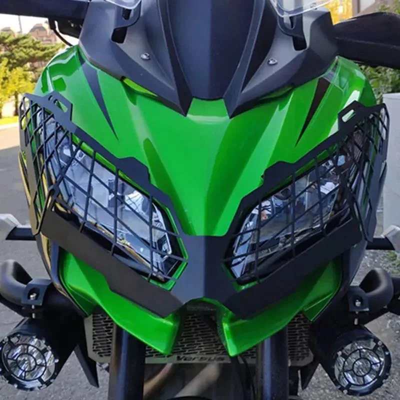 

Motorcycle For KAWASAKI VERSYS 1000 VERSYS1000 2015 2016 2017 2018 Headlight Shield Guard Protector Headlamp Mesh Grille Cover