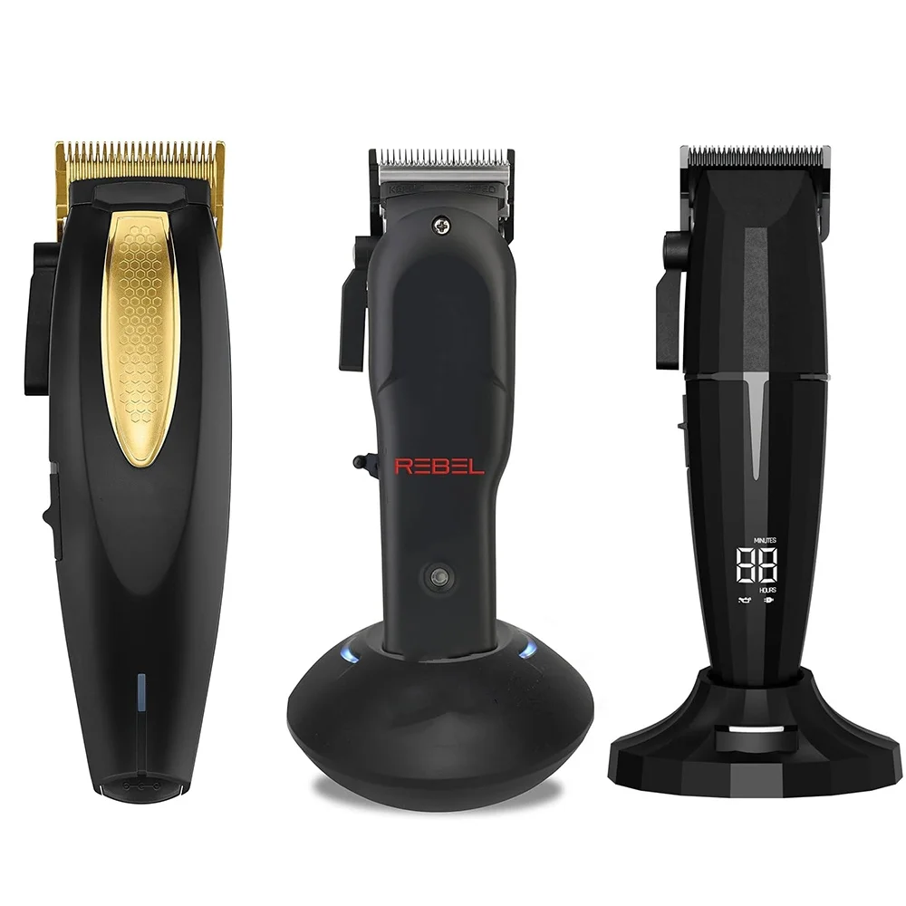 전문 GAMMA + XErgo ONYX 리튬 무선 헤어 클리퍼, 트리머, 포일 면도기, 이발사 및 스타일리스트용