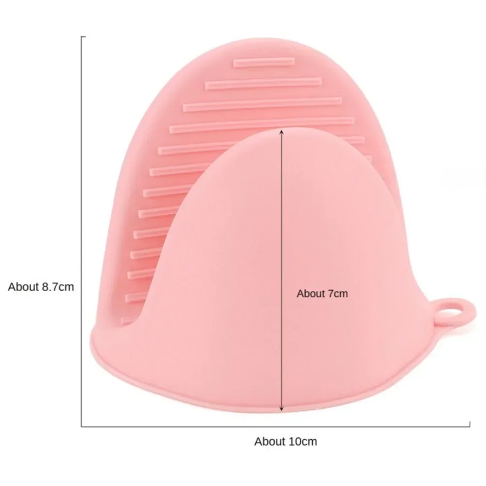 Anti Heat Oven Baking Glove Silicone Mittens Microwave Oven Gloves Heat Insulation Anti-slip Grips Bowl Pot Clips Kitchen Gadget silicone oven mitts kitchen gloves silicone oven gloves