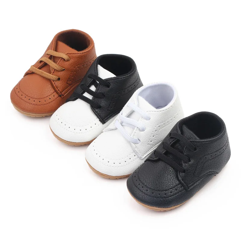 Baby Boys Girls Casual Shoes Rubber Soft Sole Non-slip Solid Color Newborns Outdoor Classic Crib First Walkers Baby Sneakers kids prewalker newborn hook and loop soft sole first walkers boys girls high top ankle slip on cotton crib shoes baby sneakers