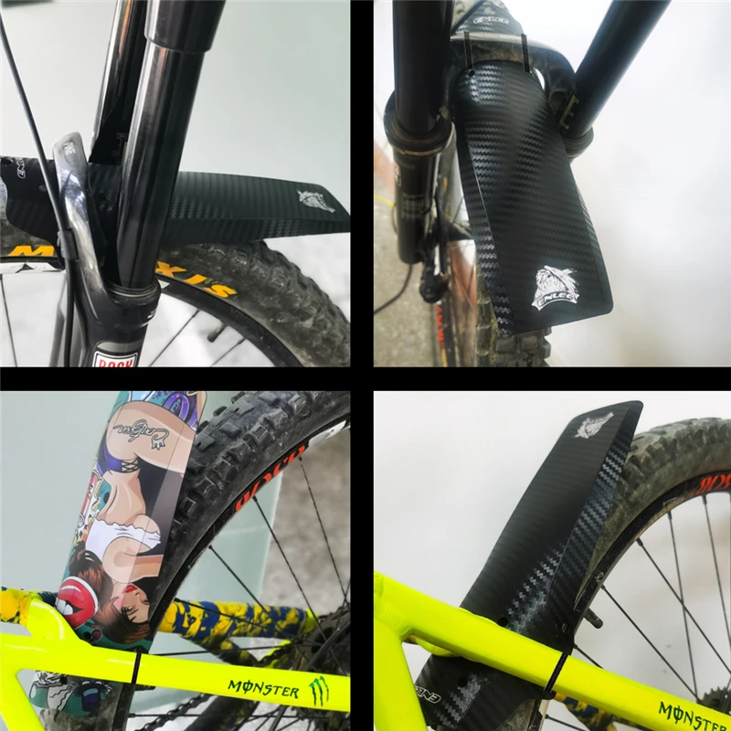 Bicycle Fenders Carbon Fiber Front/Rear Tire Wheel Universal Mudguard MTB Road Bike Wings Fenders Cycling