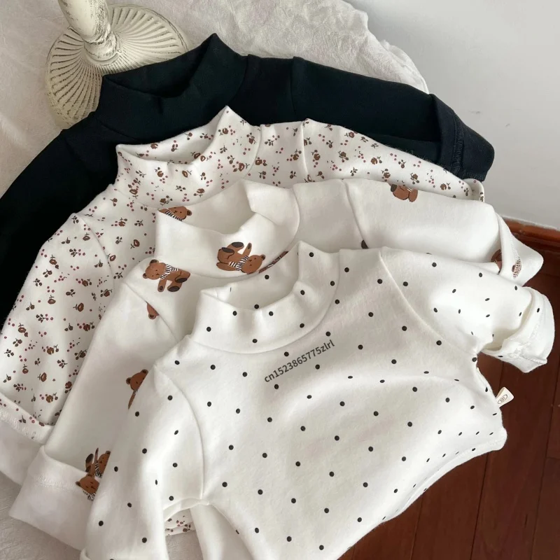 Girls’ Turtleneck Long-Sleeve Shirt 1