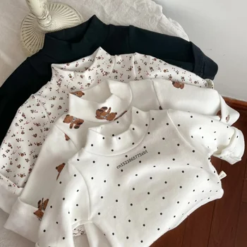 Girls’ Turtleneck Long-Sleeve Shirt 1
