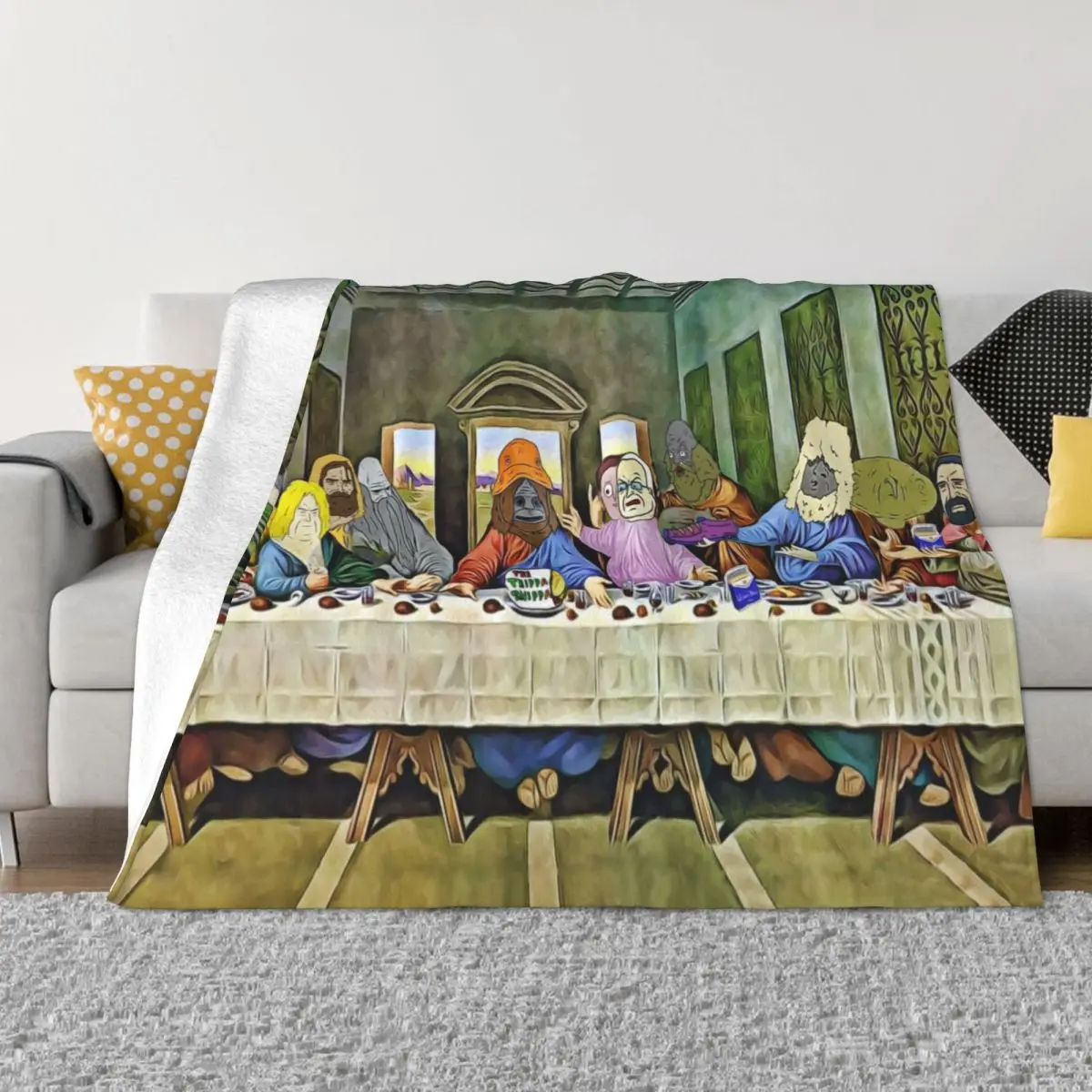 Ultima Cena Di Browntown 2 Mike Sofia Big Ez Show Coperta Da Picnic Soffici Coperte Shaggy