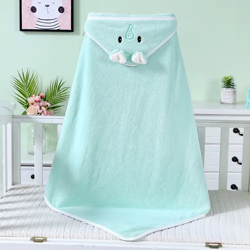 어린이용 후드 목욕 타올, 귀여운 부드러운 산호 벨벳 양털 아기 담요, 만화 동물 스타일, 신생아 목욕 가운, 이불 수건 4
