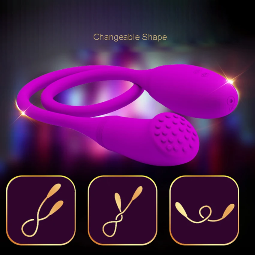 Sexytoys pour vibrant deux vibrateurs à balles Double pénétration silencieux femmes Clitoris Powerf_voghion.com