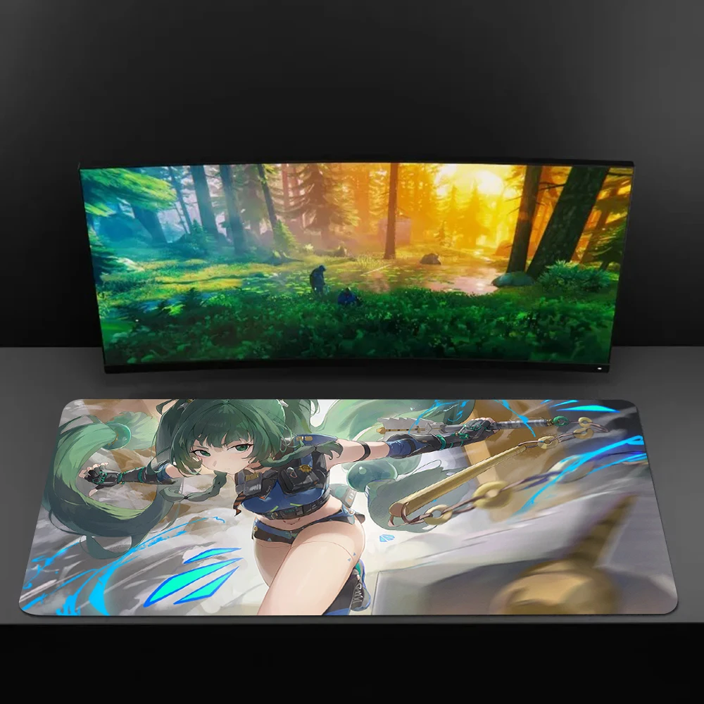 Zenless Zone Zero Character Mouse Pad High Elastic Non-slip Bottom R18+ Gaming Computer Mouse Pad