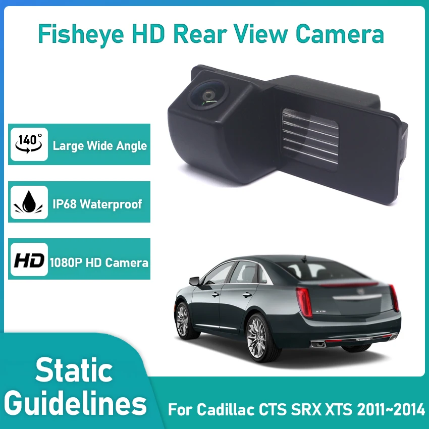 

Автомобильная беспроводная камера заднего вида для Cadillac CTS SRX XTS 2011 2012 2013 2014 HD ночное видение Водонепроницаемая парковочная камера