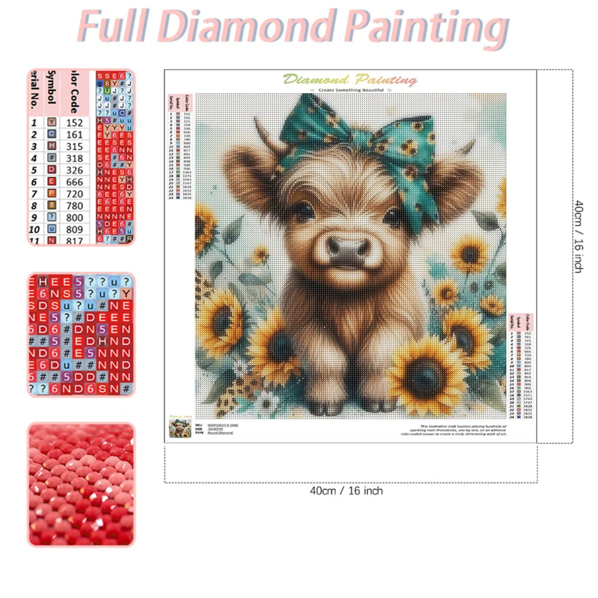 Kit completo per Diamante Pittura a mosaico fai-da-te in 5D Diamond Painting Grandi Dimensioni kit per Adulti bambini per la Decorazione Della Parete