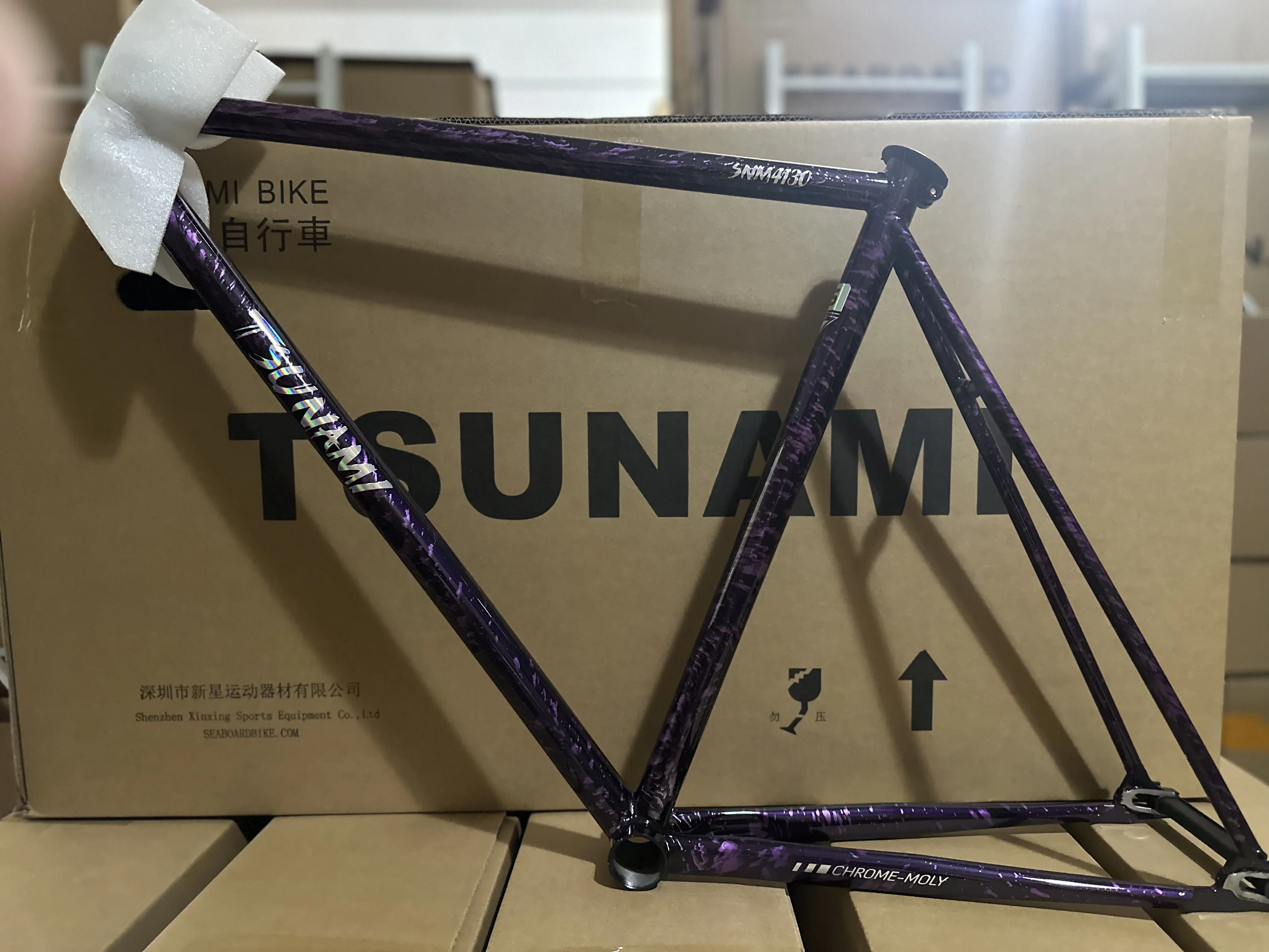 TSUNAMI SNM4130 700C Fixed Gear Bicycle Frameset 50/52/55cm