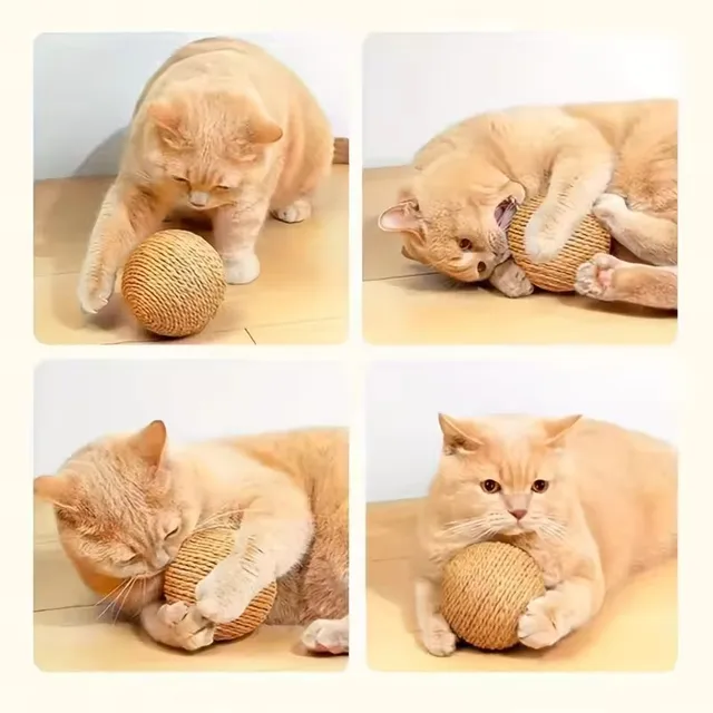 Sisal False Mouse Cat Toy Bite Resistance Stuffed Toy Interactive Cat Toy Simulation Mice Kitten Self-Playing Plush Toys 6