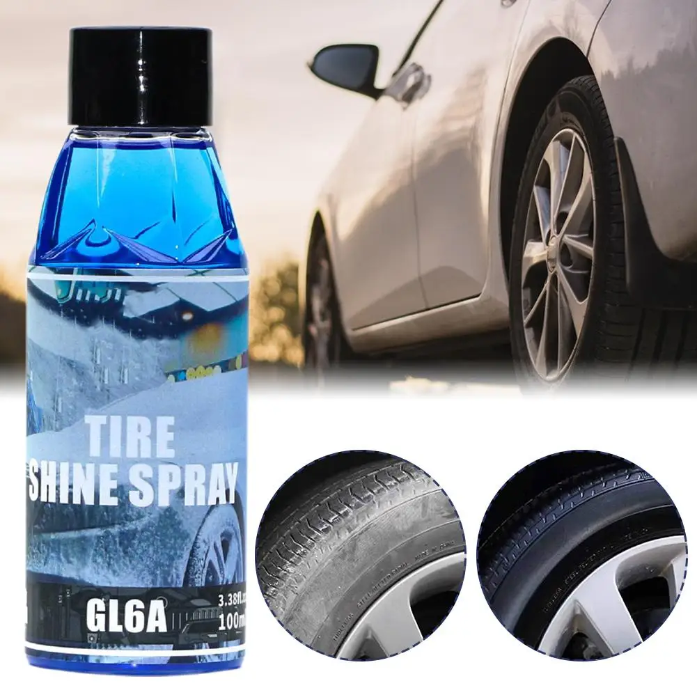 Automobile Tire Coating Agent Rubber Renovation Waterproof Brightening Long-lasting Blackening Wax Anti-cracking Protective X9F1