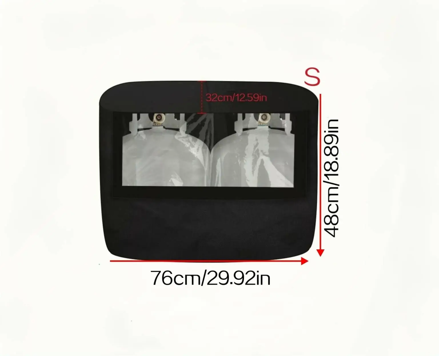 Water Tank Dust Bag RV Propane Tank Cover RV Accessories Cover 20 lb Water Blackout Storage Bag