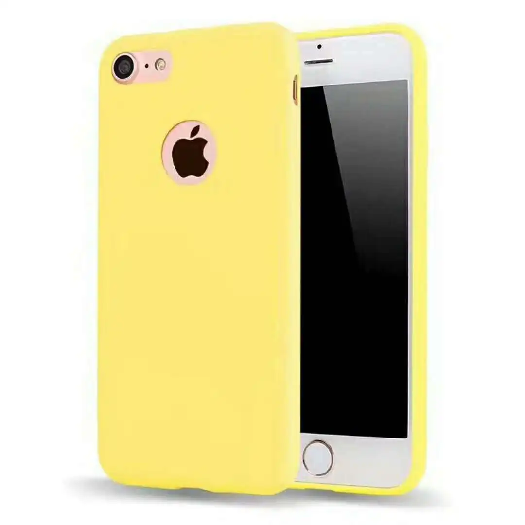 Matte Soft Silicone Candy Pudding Phone Protector Case