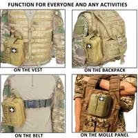 Tactical First Aid Kit with Molle Bag