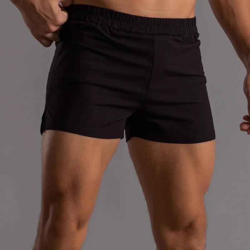 Men's Pajama Shorts Male Thin Home Sport Fitness Gym Lounge Boxer Shorts 2022 Summer New Cotton Solid Color Sleepwear Underpants