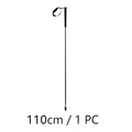 Black 110cm 1 pc