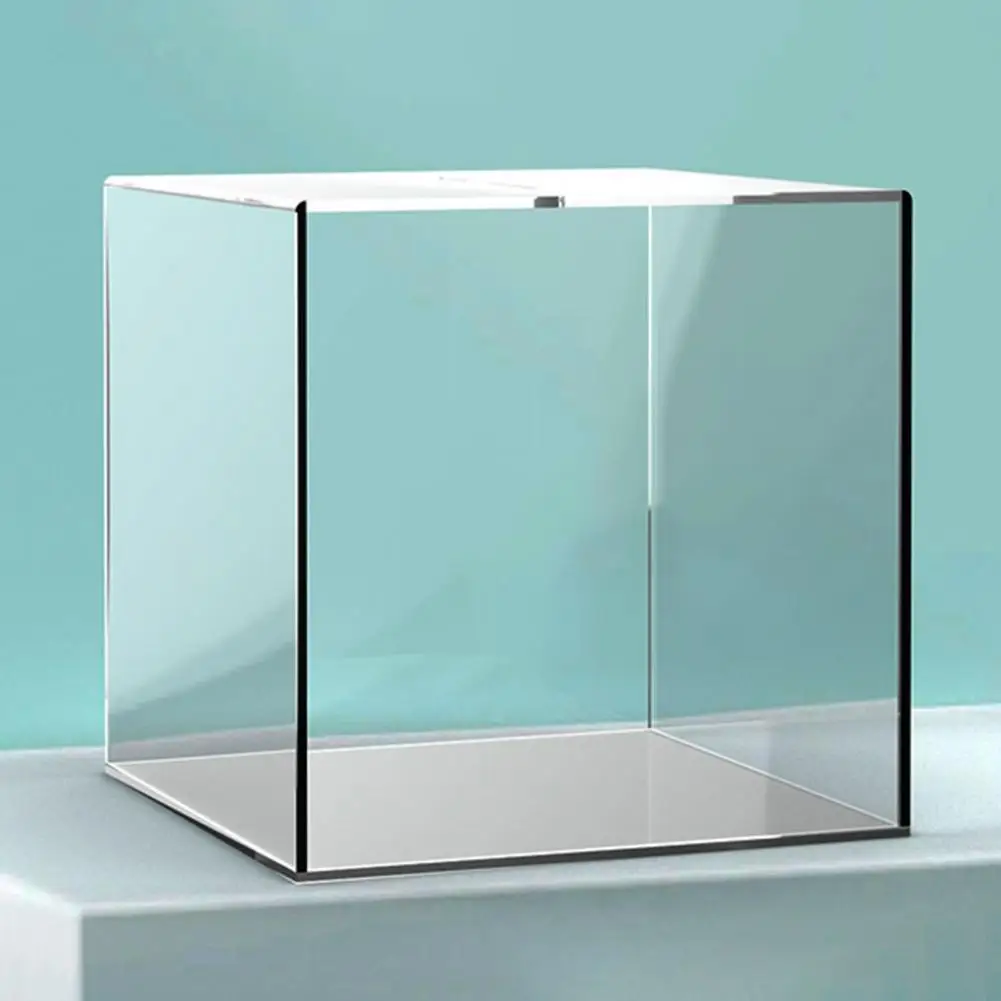 Modern Coins Bank Transparent Acrylic Piggy Bank Square Large Capacity Money Saving Box Coin Banknotes Box 12 /15 /18CM 5