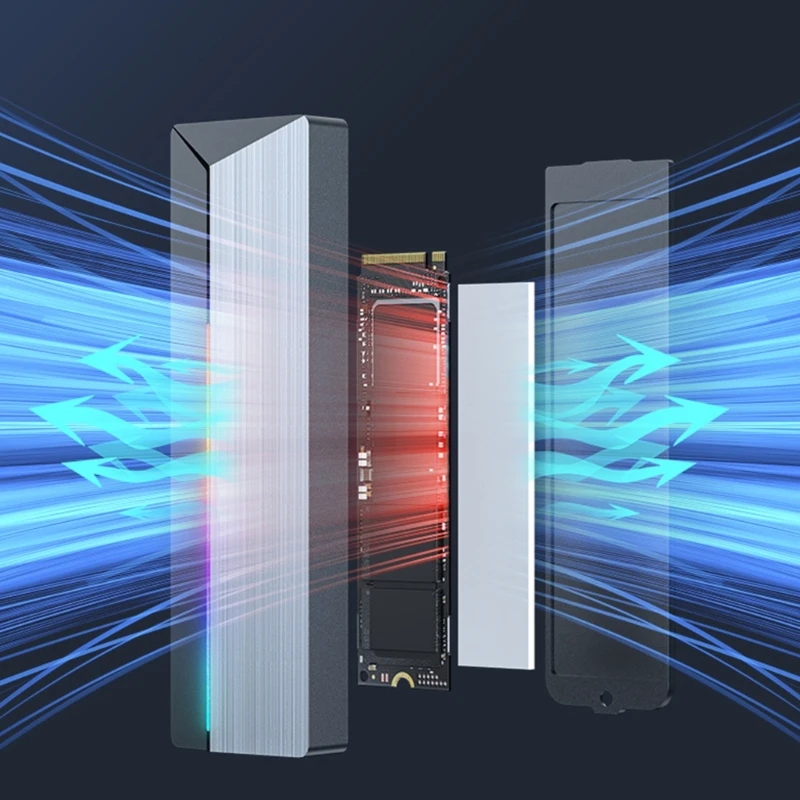 RGB M.2 NVMe NGFF SSD Ŭ  PCIe M B+M Ű USB C 3.1 10Gbps
