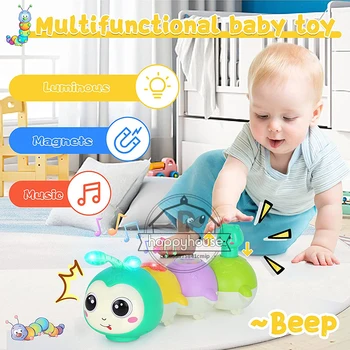 Crawling Baby Toys 6 to 12 Months Toddler Light up Musical Toys Baby Toys 7 8 9 12 Months Early Educational Toys for Infant Toys 5