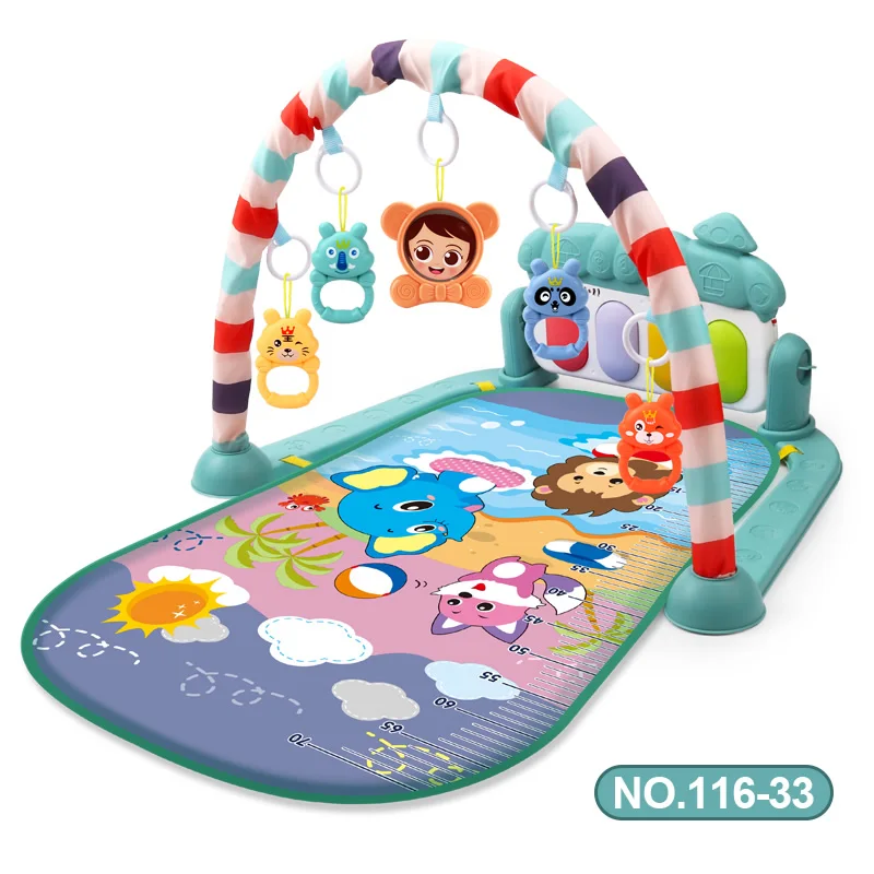 Baby Activity Gym Play Mat Musical Rack Kid Infant Multifunctional Fitness Frame Educational Crawling Carpet Toy Children Gift 5