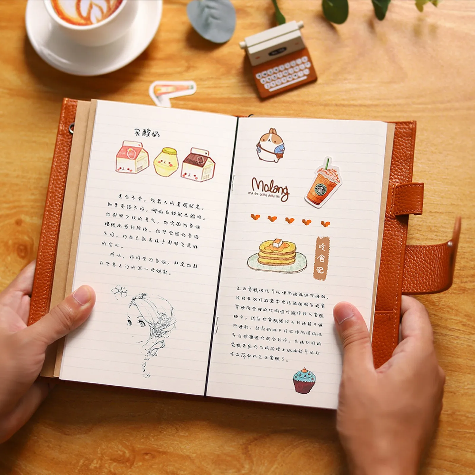 إعادة تعبئة الورق لدفتر ملاحظات السفر - إدراج حشو...