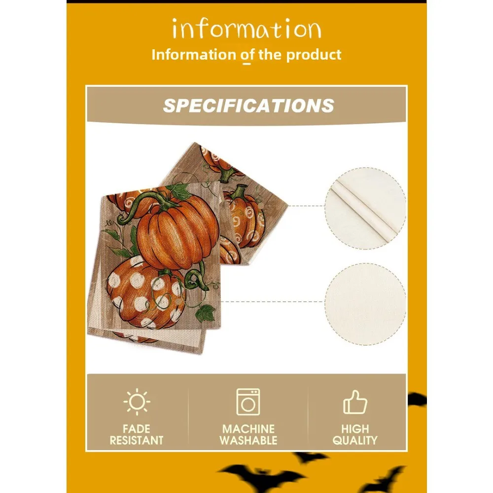 Autumn Pumpkin Table Runner 3