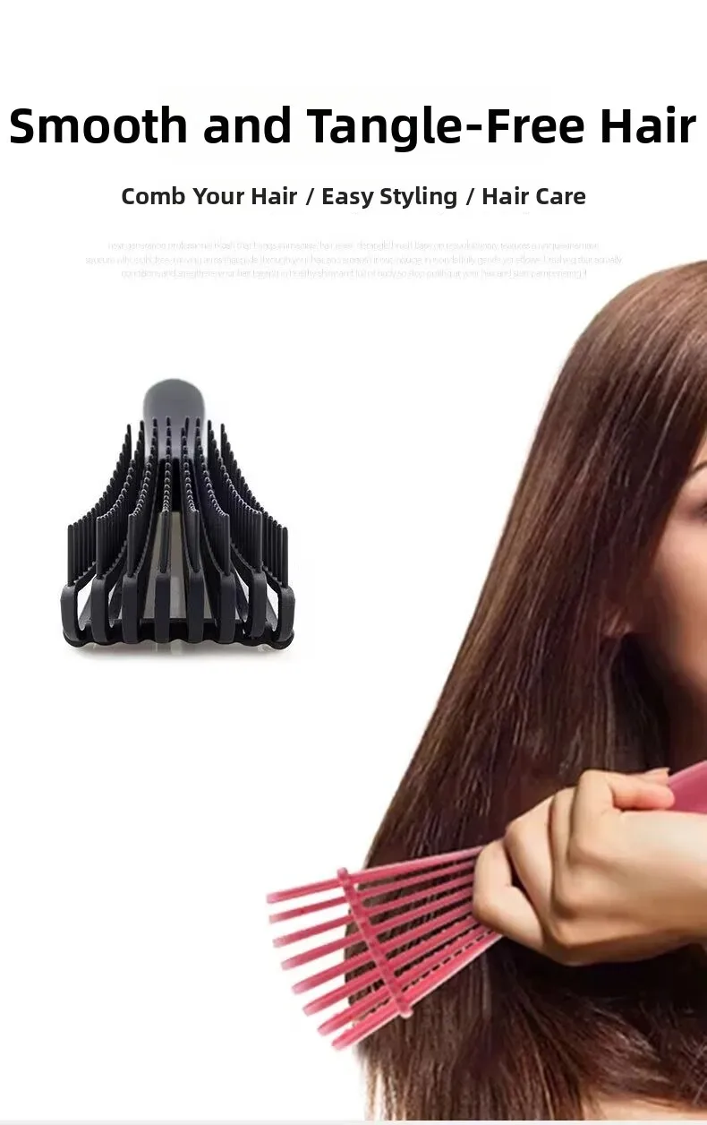 두피 마사지 브러쉬, 정전기 방지 곱슬머리 브러쉬, 젖은 모발과 마른 모발 모두를 위한 엉킴 풀기 헤어 빗, 살롱 헤어 스타일링 도구