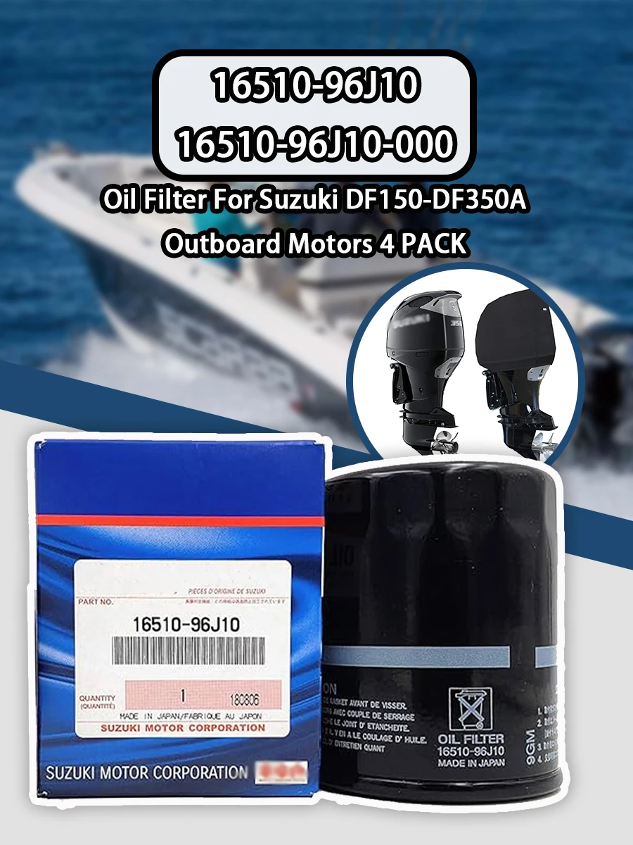 Filtro de óleo para Suzuki DF150-DF350A, motores