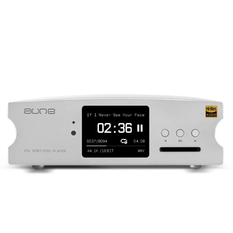 AUNE X5s 8th Anniversary Edition Music Digital Player Bluetooth Decoder Turntable HIFI Lossless DSD High Quality Media Music digital audio player