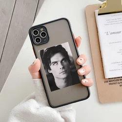 Vampire Diaries Damon Matte Shockproof Phone Case - Stylish & Durable Protector - iPhone 7 8 SE2 (Style 1)